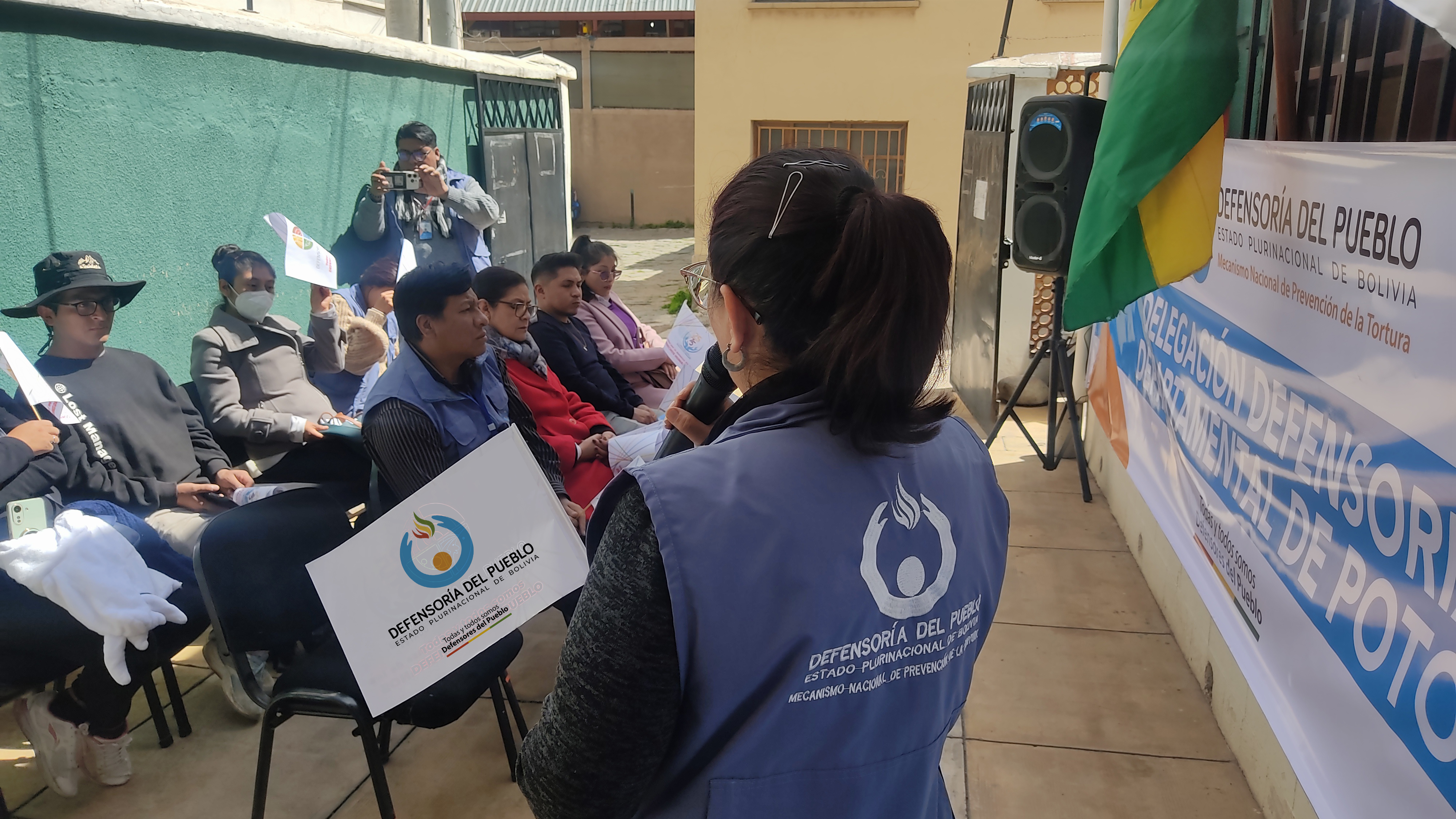 DELEGACIÓN Y UNIDADES DE COORDINACIÓN DEFENSORIAL DE POTOSÍ SE SUMAN A LA AGENDA DEL BICENTENARIO DE DERECHOS HUMANOS