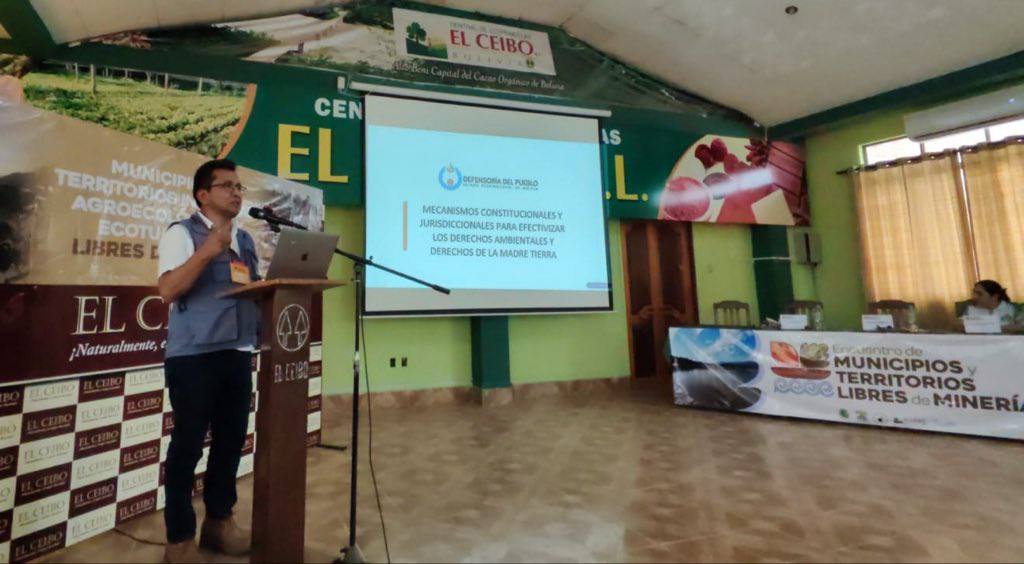 DEFENSORÍA DEL PUEBLO SOCIALIZA EN PALOS BLANCOS EL PROCESO DE LITIGIO ESTRATÉGICO EN DEFENSA DE LOS DERECHOS AMBIENTALES Y DE LA MADRE TIERRA