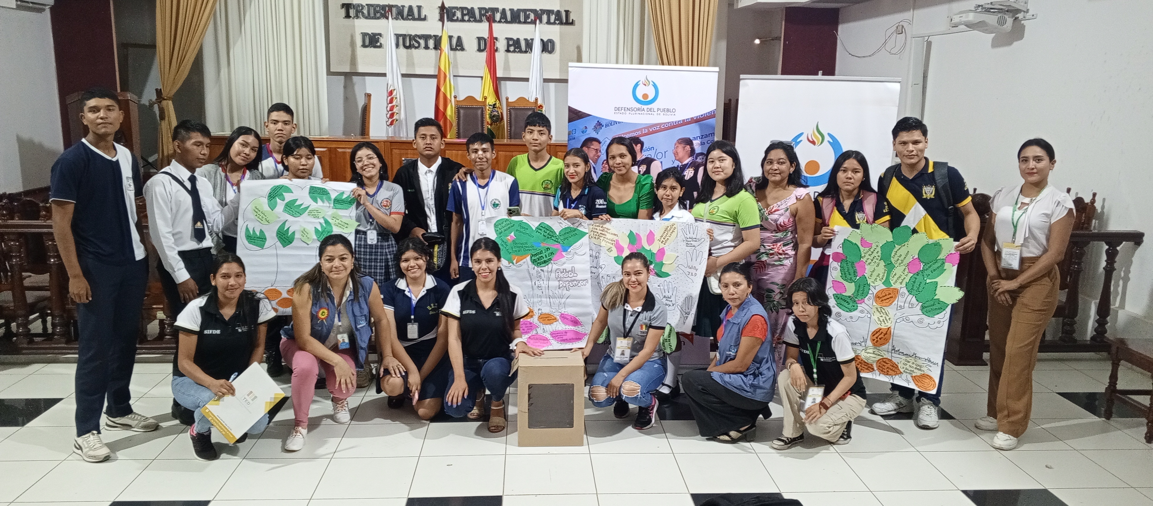 EN PANDO, DEFENSORÍA DEL PUEBLO IMPULSA ENCUENTRO INTERGENERACIONAL “VOCES QUE TRANSFORMAN” CON UNIDADES EDUCATIVAS DEL DISTRITO COBIJA