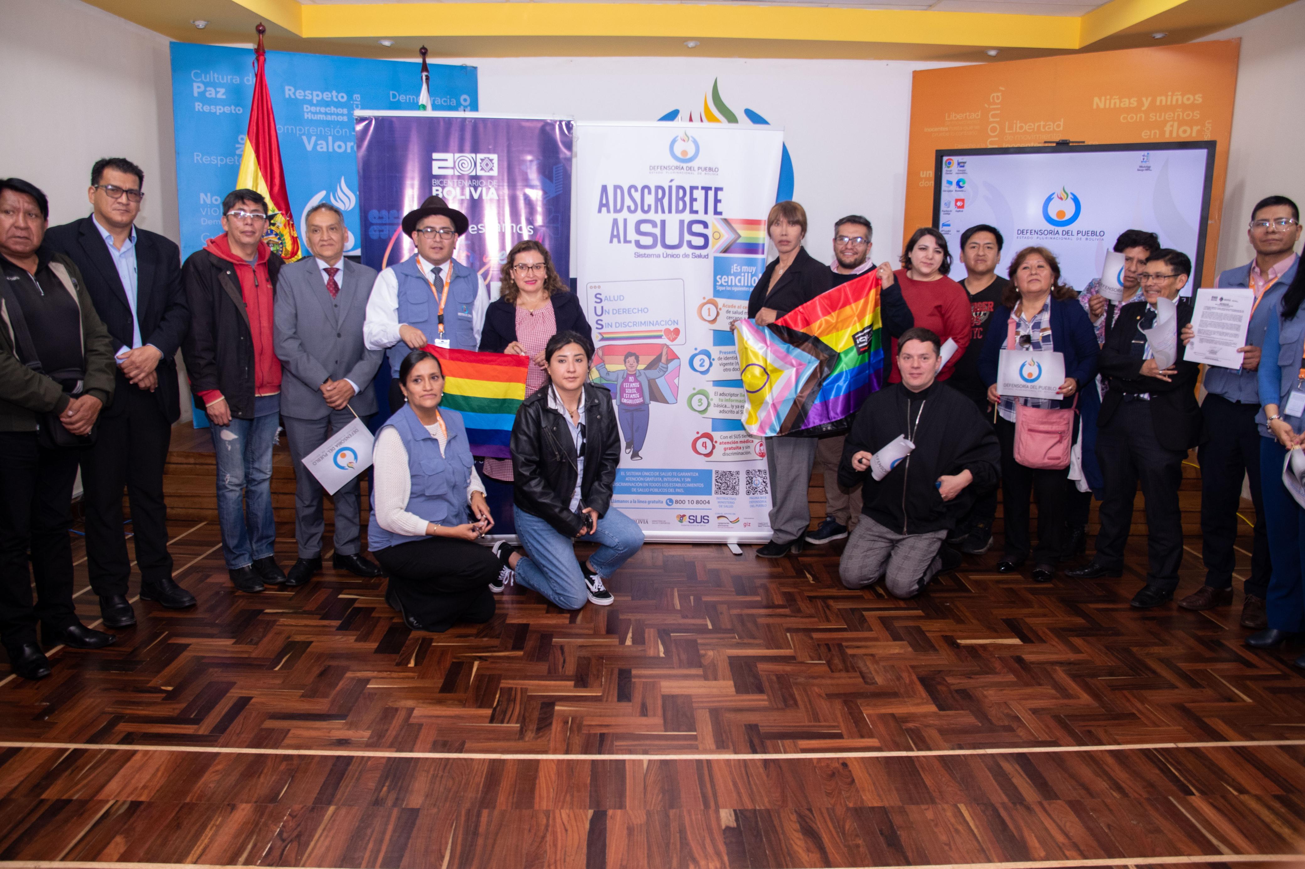 DEFENSORÍA DEL PUEBLO ACTIVA CAMPAÑA DE ADSCRIPCIÓN DE LA POBLACIÓN LGBTI+ AL SEGURO UNIVERSAL DE SALUD