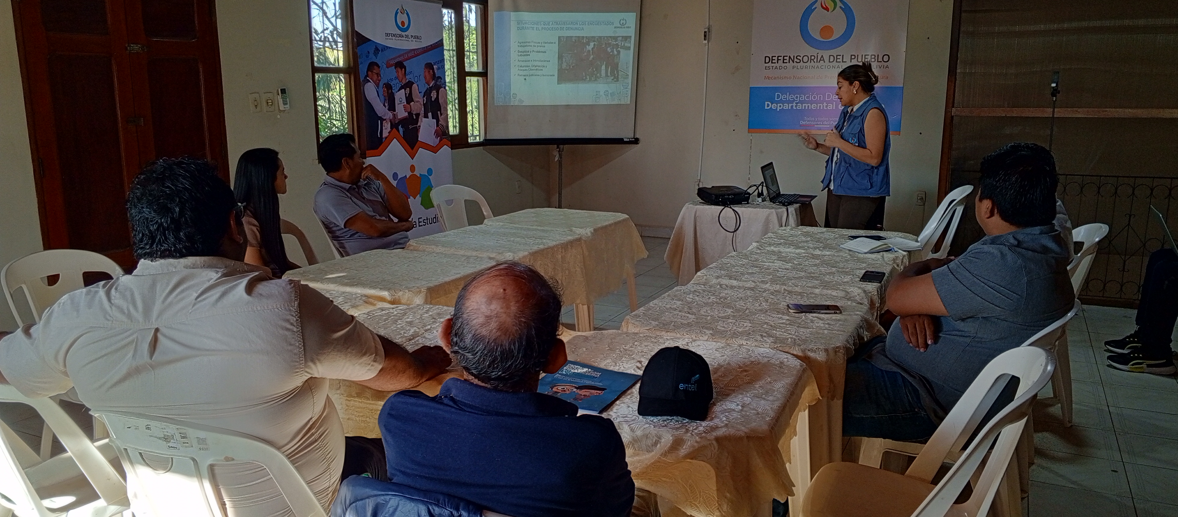 DEFENSORÍA DEL PUEBLO Y MINISTERIO DE TRABAJO PROMUEVEN DIÁLOGO PREVENTIVO SOBRE DERECHOS LABORALES, CON PROPIETARIOS DE MEDIOS DE COMUNICACIÓN EN COBIJA