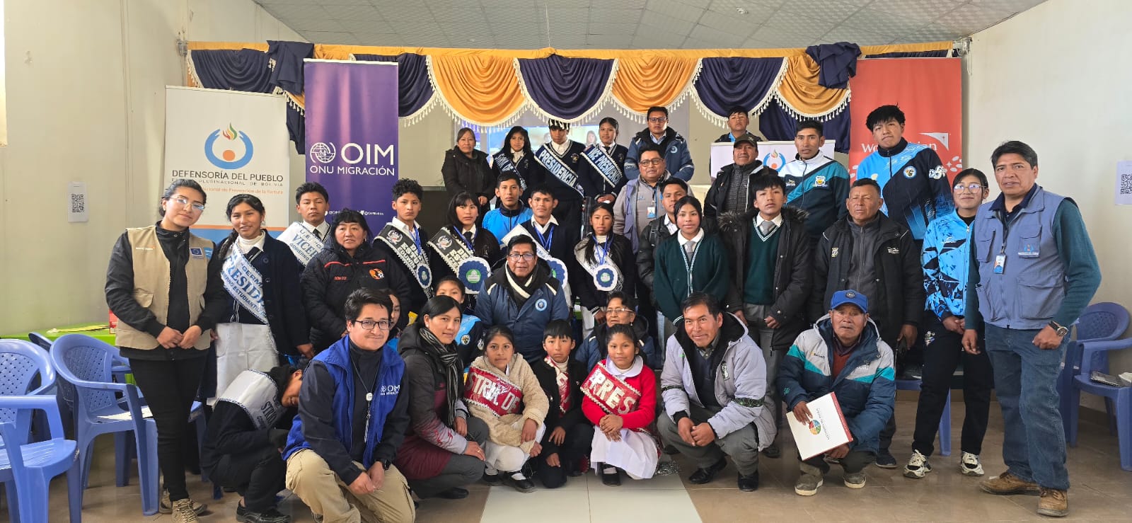 DEFENSORIA DEL PUEBLO, PROMUEVE EL ENCUENTRO MUNICIPAL DE DEFENSORAS Y DEFENSORES ESTUDIANTILES DE 9 UNIDADES EDUCATIVAS DE LA REGIÓN OCCIDENTAL DEL PAIS.