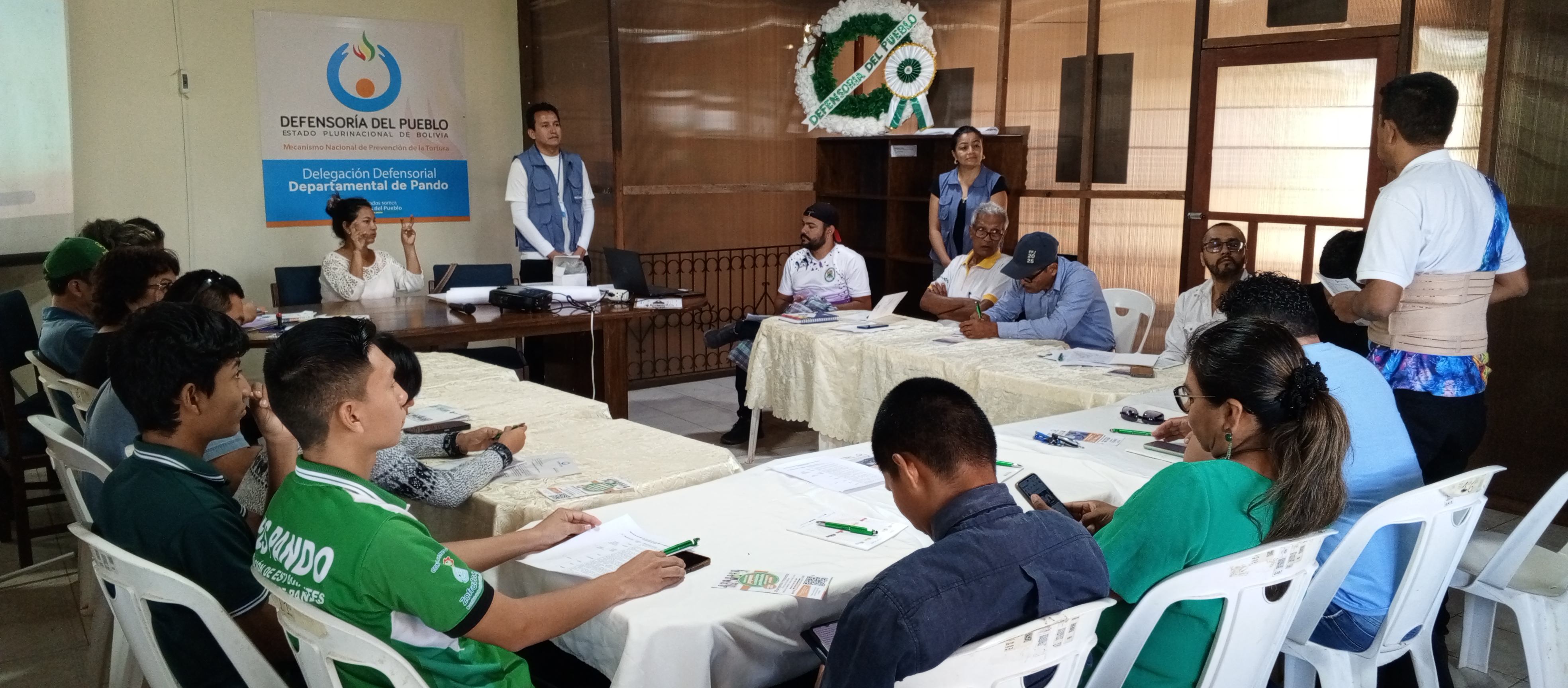 DEFENSORÍA DEL PUEBLO PROMUEVE LA IDENTIFICACIÓN DE DEMANDAS SOCIALES CON SECTORES VULNERABLES, PARA ELABORAR UNA AGENDA CONJUNTA DE DERECHOS HUMANOS EN PANDO