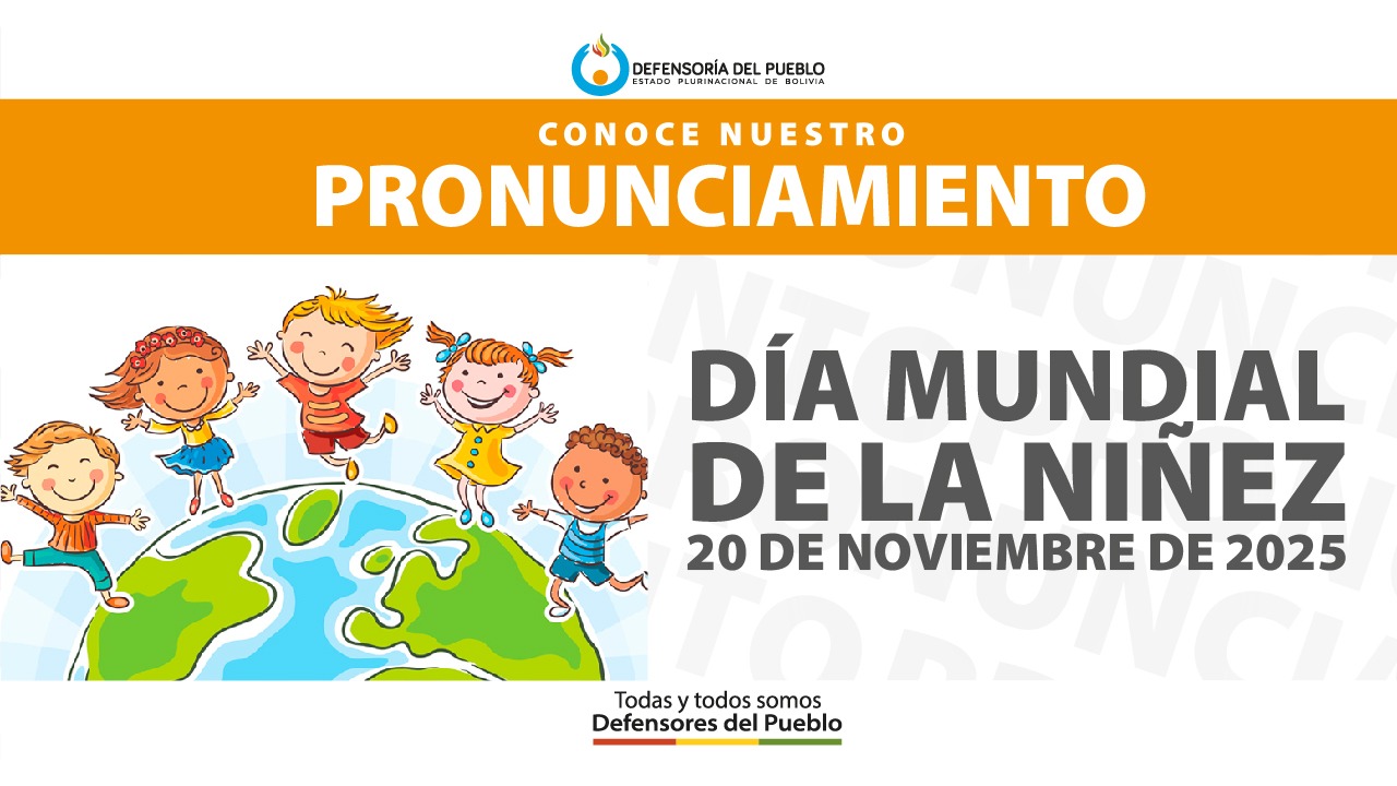 DÍA MUNDIAL DE LA NIÑEZ – 20 DE NOVIEMBRE DE 2025