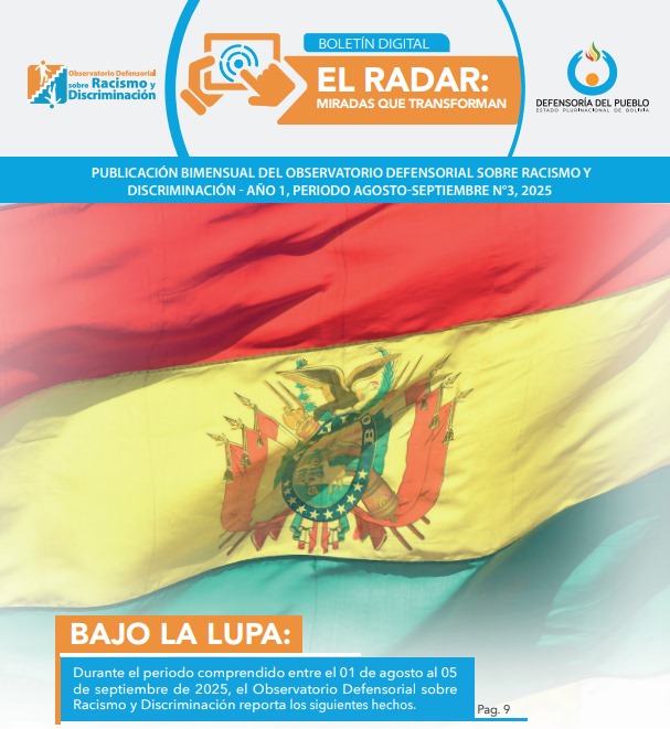 OBSERVATORIO DEFENSORIAL ALERTA SOBRE PERSISTENCIA DE INTOLERANCIA Y DISCRIMINACIÓN EN EL ESCENARIO POSTELECTORAL