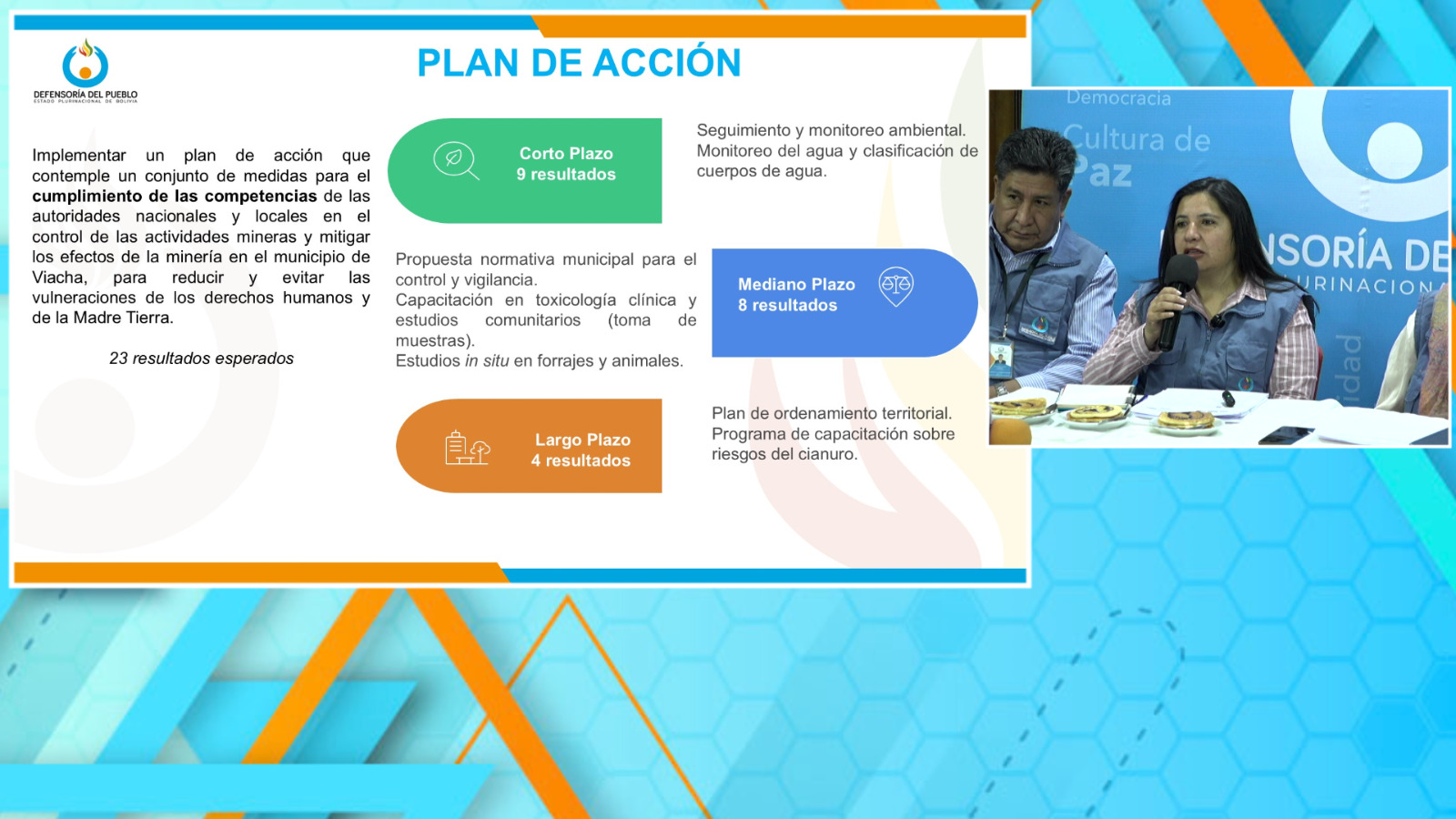 CON OCHO ACCIONES ENMARCADAS EN EL LITIGIO ESTRATÉGICO, DEFENSORÍA DEL PUEBLO ENCARA DEFENSA DEL MEDIOAMBIENTE Y DERECHOS DE LA MADRE TIERRA