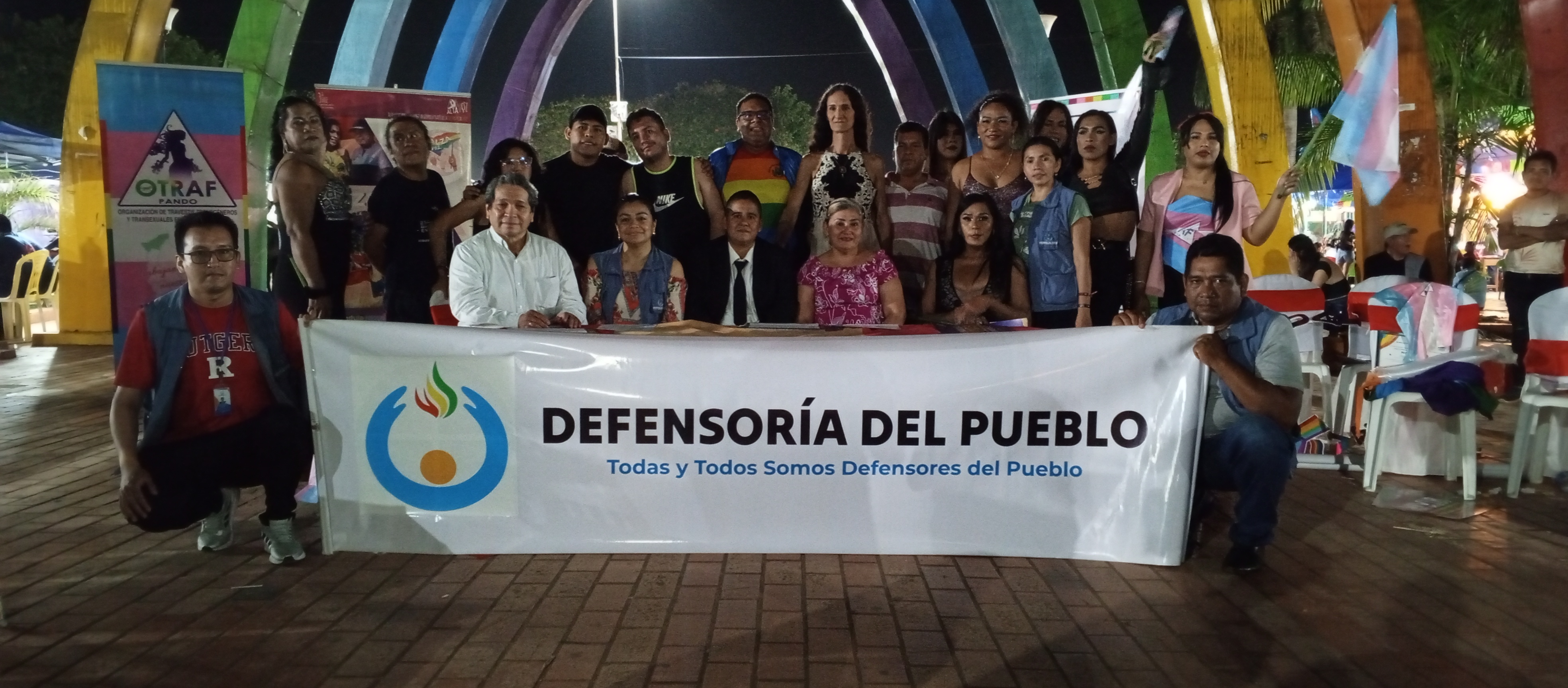 EN PANDO DEFENSORÍA DEL PUEBLO PARTICIPÓ DEL BOULEVARD Y NOCHE CULTURAL EN CONMEMORACIÓN AL DÍA INTERNACIONAL DEL ORGULLO TLGBIQ+