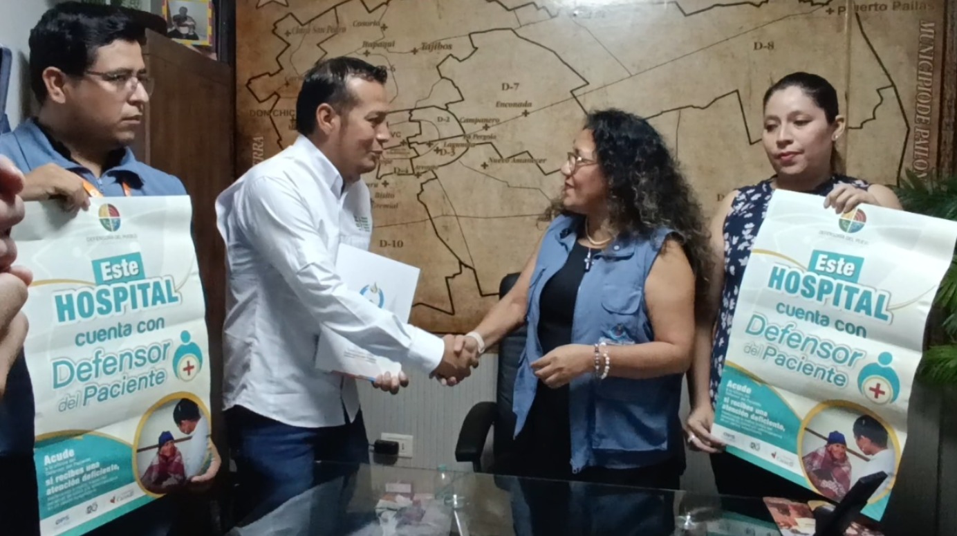 DEFENSORIA DEL PUEBLO Y EL HOSPITAL MUNICIPAL DE COTOCA FORTALECEN DEFENSA DE LOS DERECHO HUMANOS CON IMPLEMENTACIÓN DEL “DEFENSOR DEL PACIENTE”