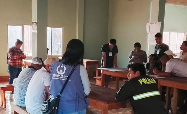 DEFENSORÍA DEL PUEBLO VERIFICA CUMPLIMIENTO DE LOS DERECHOS HUMANOS EN LAS ELECCIONES GENERALES 2025