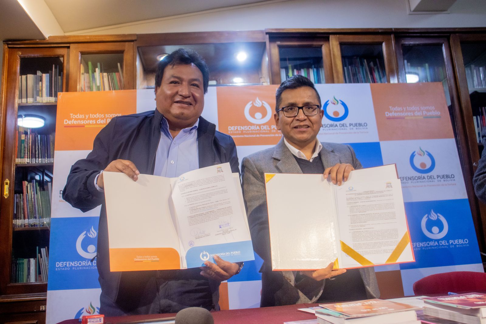 Suscribimos un convenio de cooperación para desarrollar acciones en favor de poblaciones vulnerables, los derechos humanos y de la Madre Tierra.